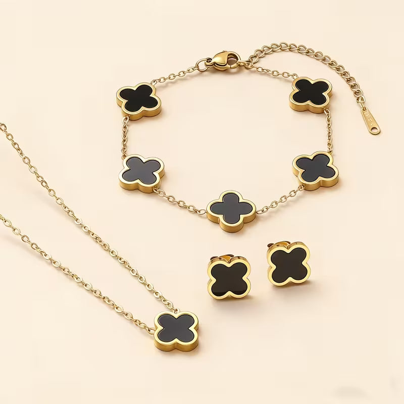 Black Clover Jewelry Set - Pack of 3 Deal