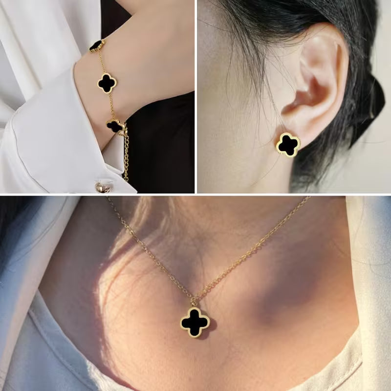 Black Clover Jewelry Set - Pack of 3 Deal