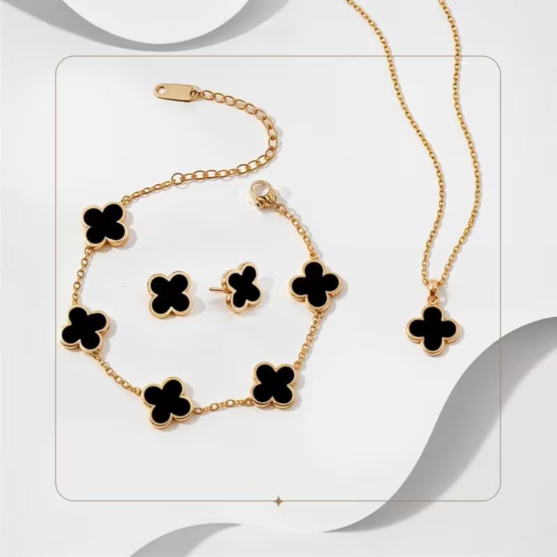 Black Clover Jewelry Set - Pack of 3 Deal