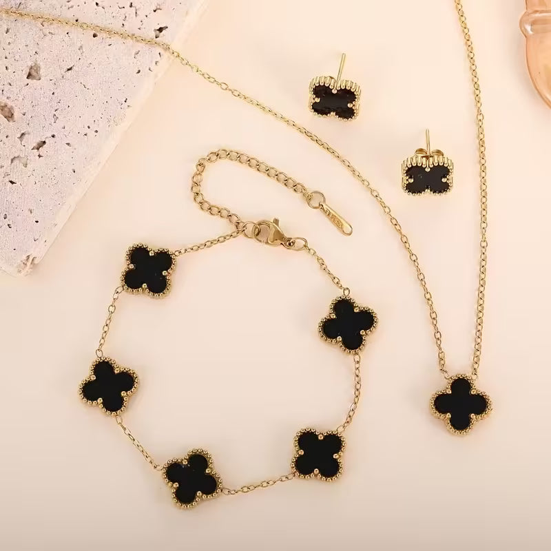 Black Clover Jewelry Set - Pack of 3 Deal